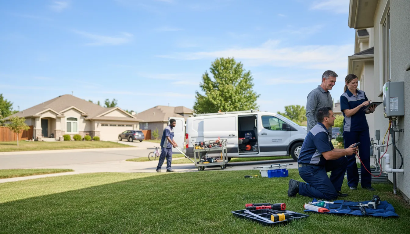 Tankless water heater service in Plumville, PA